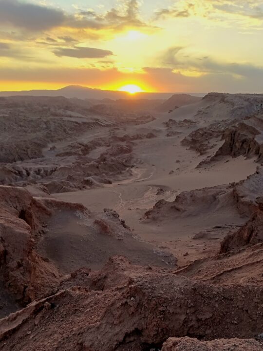 Puesta de sol extendida